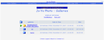Gallery Main File List